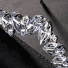 Rhinestone Geometric Eyeglass Frame No lens Face Jewelry for Women Luxury Bridal Crystal Eyewear Frame Party Accessories