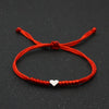 Tiny Heart Charm Bracelets for Women Girls Simple Blue Black Red Rope Chain Braided Bracelet Woven Jewelry Gifts Her - Image 16