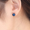 1Pair Small Round Ball Stud Earring For Women Men Stainless Steel Needle Push Back Ear Studs Simple Jewelry - Image 6