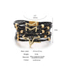 Hollow Star Metal Beads Leather Bracelet Multilayer Glitter Filled Slim Strips Wrap Bracelets Female Jewelry Gifts - Image 6