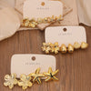 16Pcs Starfish Shell Stud Earrings Ccb Earring Set Women's Summer Beach Party Jewelry Gifts - Image 4