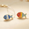 Colorful Drip Oil Fish Anklet for Women Girls Simple Geometric Animal Line Foot Chain Beach Jewelry Accessories - Image 5