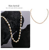 Natural Freshwater Pearls Stainless Steel Beads Gold Color Necklace Women Handmade Jewelry Gift - Image 18