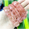 Stone Lapis Lazuli Tiger Eye Agate Morgan Faced Square Elastic Bracelet for Men and Women Charm Jewelry - Image 33
