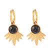 316L Stainless Steel Gold Color Pendant Stone Earring Hoop Earrings For Women Jewelry Gifts - Image 15
