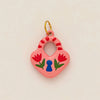 Colorful Dopamine Pendant Necklace, Heart-Shaped Sun, White Dove, Small Snake, Gold-Plated and Color Preserving - Image 6