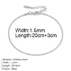 Stainless Steel Delicate Anklet for Women Gold Color Chain Anklet Bracelets on The Leg Do Not Fade Anklet Jewelry Women - Image 17