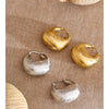 Personality Stainless Steel Chunky Hoop Earrings for Women Gold Pvd Plated Geometric Daily Casual Jewelry - Image 3
