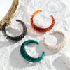 Bohomia Acrylic Irregular Ribbing Geometric Chunky Opening Bangles for Women Resin Exaggerated Charm Bracelet Jewelry Gift - Image 4