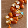 Stainless Steel Colorful K9 Crystal Open Adjustable Ring Golden Pvd Plated Finger Jewelry - Image 4