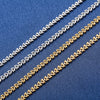 Cute Stainless Steel Necklace Link Wheat Chain for Women Silver and Gold Color Plated Neck Choker Metal Jewelry Accessories Gift - Image 3