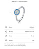 MODIAN Ring For Women Solid 925 Sterling Silver Lucky Blue Eyes Ring For Party Fine Jewelry Accessories Birthday Gifts