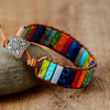Hand Jewelry Beads Braided Bracelets Colorful Adjustable Rainbow Stone Bracelet Rope Woven Charm Bohemian Style Bangle Gifts - Image 1