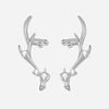 Antler Elk Earrings for Women Piercing Female Clime Earrings Daily Wear Party Temperament Sweet Jewelry - Image 5