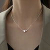 Heart Pendant Choker Necklace with Adjustable Chain - Image 38