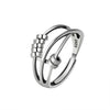Smjel Ring Fidget Spinner Rings Adjustable for Women Rotating Freely Spinning Accessories Jewelry Gifts - Image 36