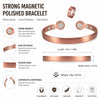European and American C-Shaped Open Magnet Bracelet, Retro Strong Magnetic Suction Smooth Surface Antique Copper Bracelet - Image 1