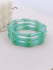 3pcs Acrylic Beaded Elastic Bracelet with Colorful Bamboos for Women's Daily Wear bracelet for women - Image 23