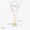 316L Stainless Steel Geometric Pendant Necklace with Colorful Crystal Accents - Image 38