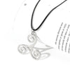 The Movie Teen Wolf Triskele Triskelion Europe and the United States of punk style personality necklace Women Jewelry Gift - Image 5