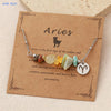 Mhs.sun 12 Star Zodiac Sign Gravel Stone Chains Bracelets With Card Couples Constellation Birthday Party Jewelry - Image 10
