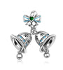 Silver Christmas Charms Santa Reindeer Sleigh Bell Gingerbread Tree Stocking Candy Cane Pendant Fit Bracelet Jewelry Gift - Image 39