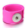 Leather 18MM Snap Button Bracelet Bangle Handmade Braided Leather Snap Bracelets for Women Men Buttons Jewelry - Image 38