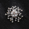 Women Men Rhinestone Ginkgo Badges Brooches Casual Unisex Metal Shiny Crystal Suit Office Pins Jewelry - Image 9