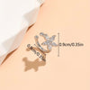 Glamour Lady Simple Zircon Set Flower Earrings Banquet Jewelry - Image 3