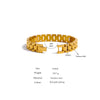 Stainless Steel Chain Bracelet Simple Plated Heavy Metal Texture Jewelry Men Party - Image 6