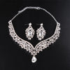 3PC Wedding Season Women's Full Diamond Water Drop Necklace Earrings Jewelry Set Wedding Banquet Party Holiday Gift - Image 4