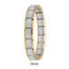 Men/Women's Jewelry 7/9/13mm Width Itanlian Elastic Charm Bracelet Stainless Steel Bangle - Image 8