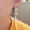 Aesthetic Bridal Imitation Pearl Dangle Earrings Engagement Wedding Ear Accessories for Women Newly Jewelry - Image 4