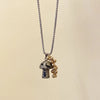 Spotted Tiger Eye Stone Mushroom Pendant Long Versatile Clavicle Chain Necklace for Women's Niche Accessories - Image 13