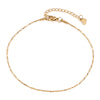 304 Stainless Steel Anklet Gold Color Leg Chain For Women Barefoot Beach Foot Show Simple Anklet 22.5cm(8 7/8") long, 1 Piece - Image 6