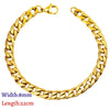 Stainless Steel Couple Men/Woman Bracelets Curb Cuban Link Chains On Hand Rock Bracelet Wrist Jewelry Gifts - Image 16