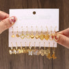 24pairs Set Faux Pearl Decor Twist Design Hoop Earrings For Women For Daily Life Heart - Image 11