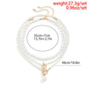 Imitation Pearl Heart Pendant Necklace with Toggle Clasp - Image 25
