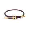 Multicolor Cord Bracelet with Adjustable Wire and Charm Detail - Image 9