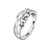 Smjel Ring Fidget Spinner Rings Adjustable for Women Rotating Freely Spinning Accessories Jewelry Gifts - Image 17