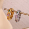 316L Stainless Steel Multicolor Zircon Ring Gold Plated Jewelry For Women's Classic Ring Gift - Image 3