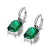 Sparkling Stainless Steel Geometric Square Cubic Zirconia Crystal Pendant Necklace Jewelry For Women - Image 22