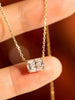 Temperament Geometric Crystal Cubic Zirconia Pendant Necklace for Women Wedding Accessories Versatile Jewelry - Image 7