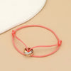 Simple Unisex Bracelet 3 Metal Round Circle Accessory Adjustable Men's Rope Bracelet for Women Jewelry Gifts - Image 16