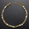 Candy Bracelet for Women Geometric Cubic Zirconia Bracelet for Men Unique Couple Bracelets Christmas Gift - Image 5
