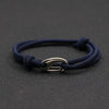 Simple Style Double Layered Marine String Bracelet For Men Women Sliding Adjustable 3mm Thin Rope Nautical Braclet Pulseria - Image 7