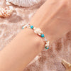 Shell and Starfish Charm Bracelet with Adjustable Rope Detail - Image 43