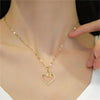 Heart Stainless Steel Zirconia Necklaces For Women Girls Love Gold Color Metal Necklace Party Birthday Daily Jewelry - Image 5