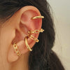 Clips Earrings for Women Unisex Minimalist Cartilage Hoop Earings Set Ear Cuff Fake Piercing Clip on Ear Jewelry - Image 14
