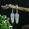 39 Styles Bohemian Vintage Tibetan Silver Geometric Drop Earrings For Women Ethnic Blue Stone Tassel Dangle Earrings Jewelry - Image 29